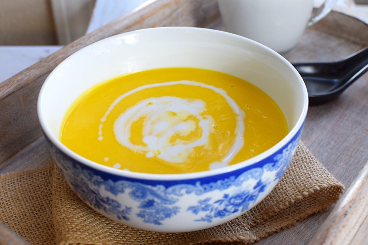 Creamy Thai-Spiced Kabocha Squash Soup