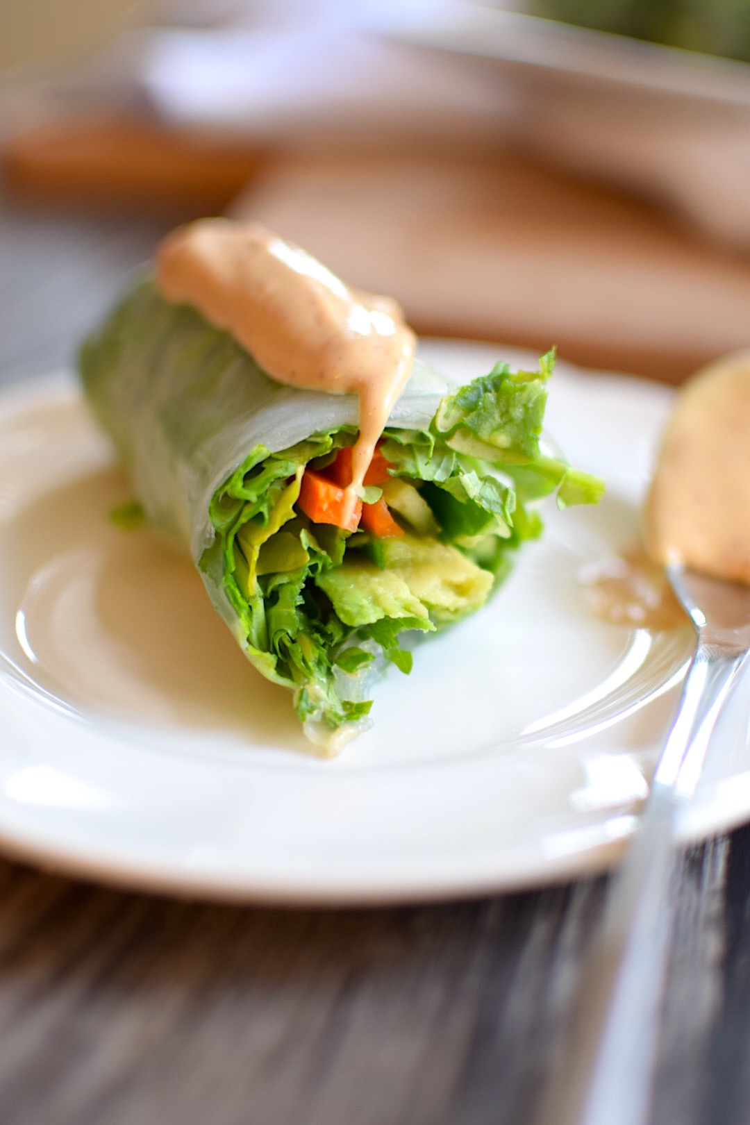 avocado spring rolls - Natural Tasty Chef