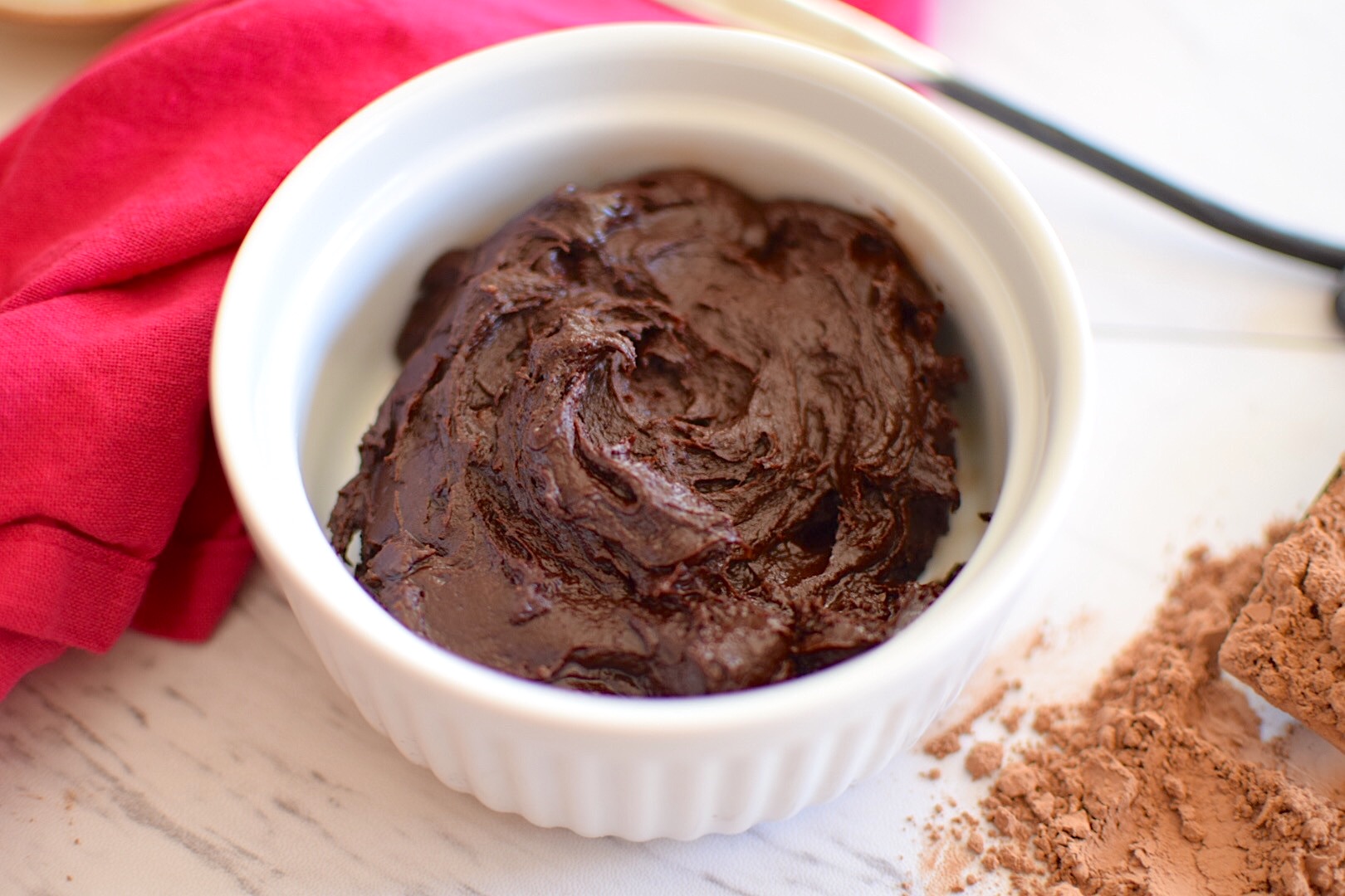 3 Ingredient Vegan Chocolate Frosting