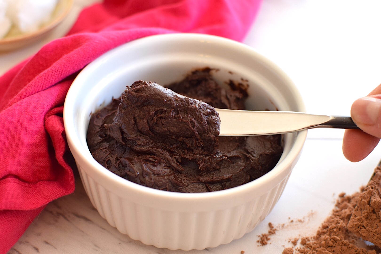 3 Ingredient Vegan Chocolate Frosting