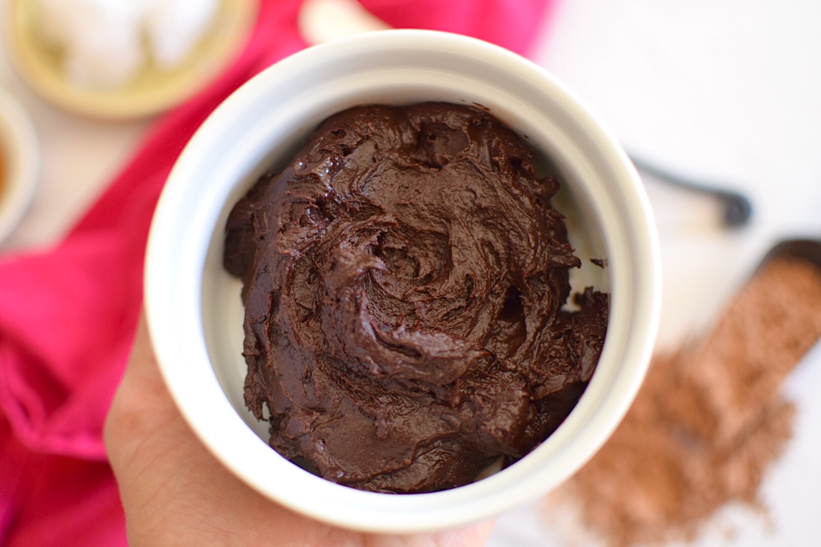 3 ingredient Vegan Chocolate Frosting Recipe