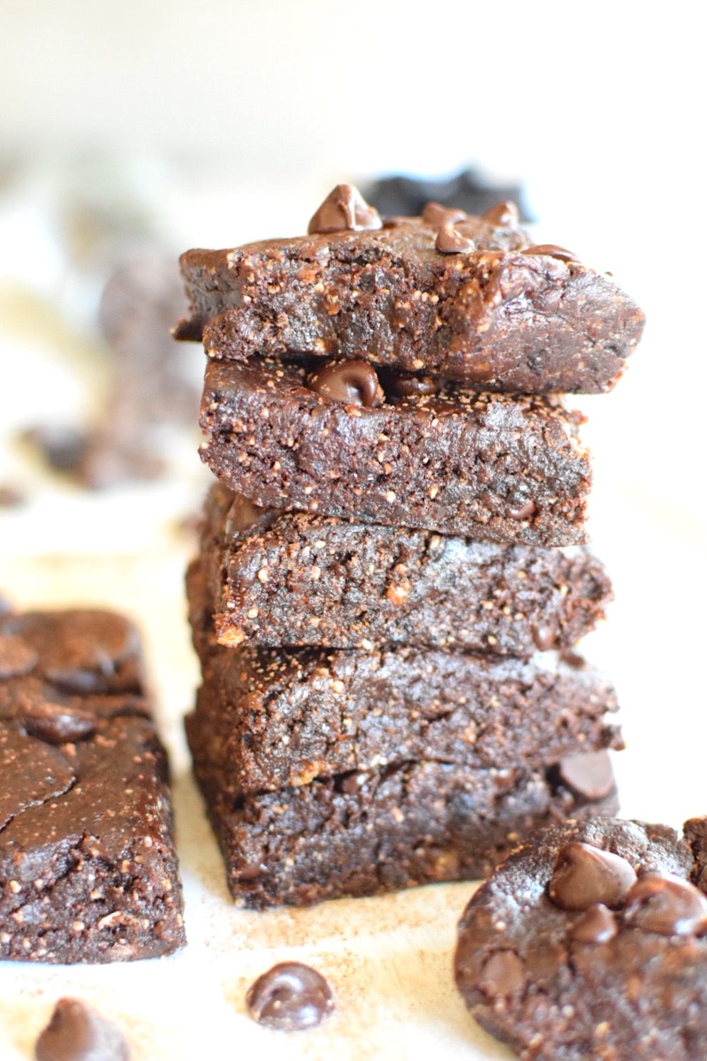 Vegan No Bake Espresso Brownies - Natural Tasty Chef