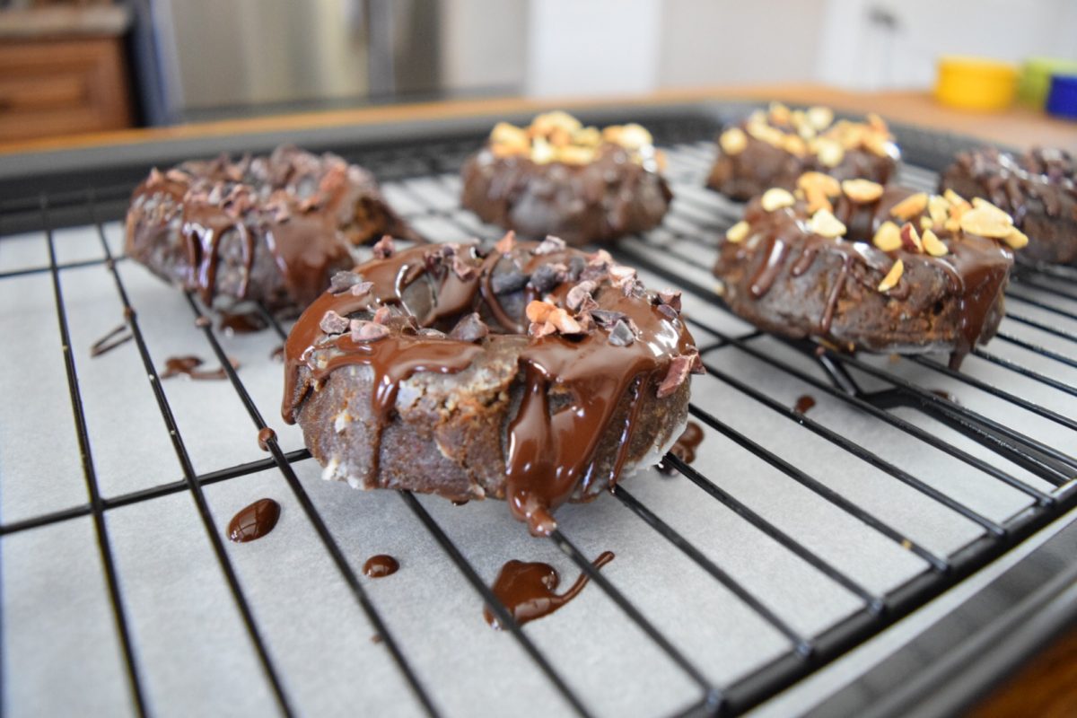 Chocolate Maca Protein Doughnuts – No Bake