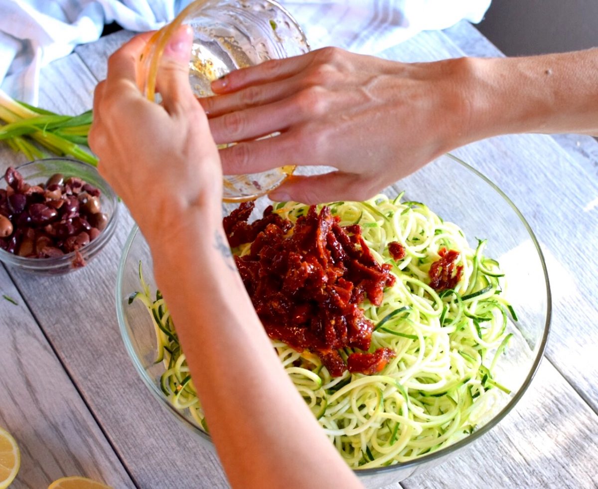 adding sundried tomatoes