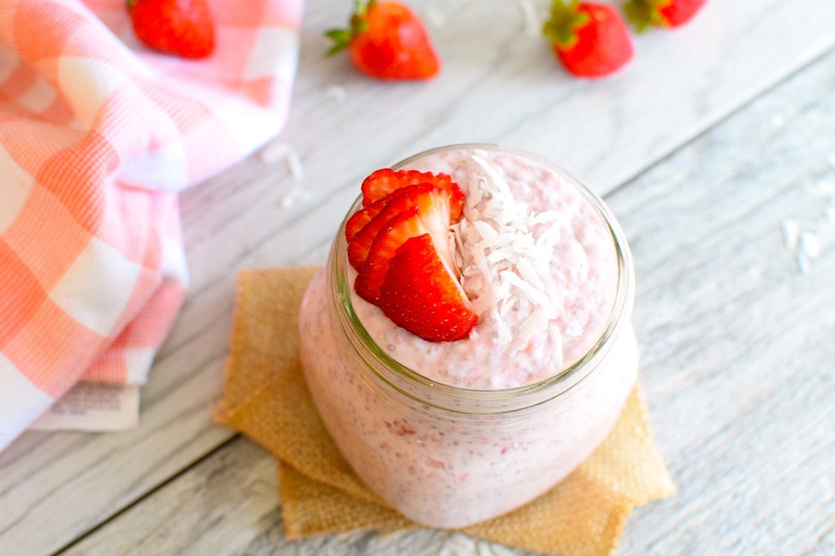 Candida Diet Strawberry Parfait