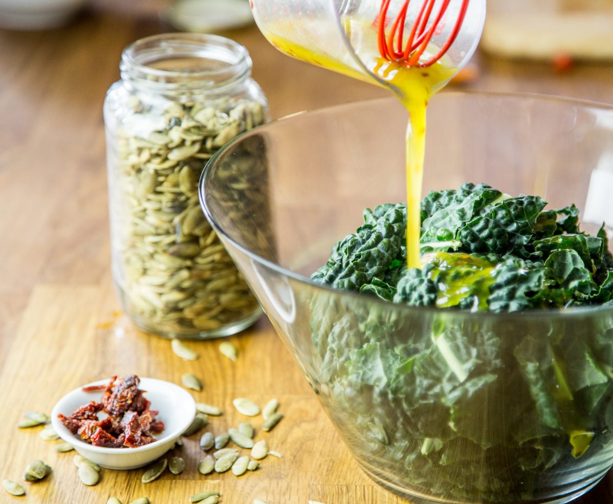 Marinated Kale Salad Recipe | Anti Candida