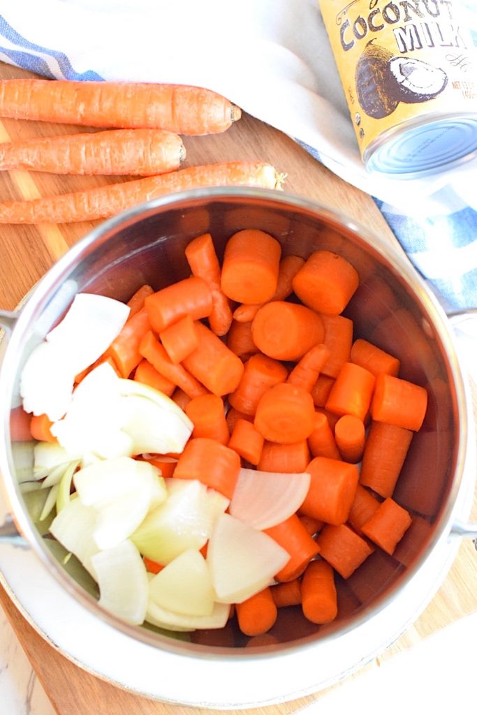 Creamy carrot & ginger soup - The clever meal