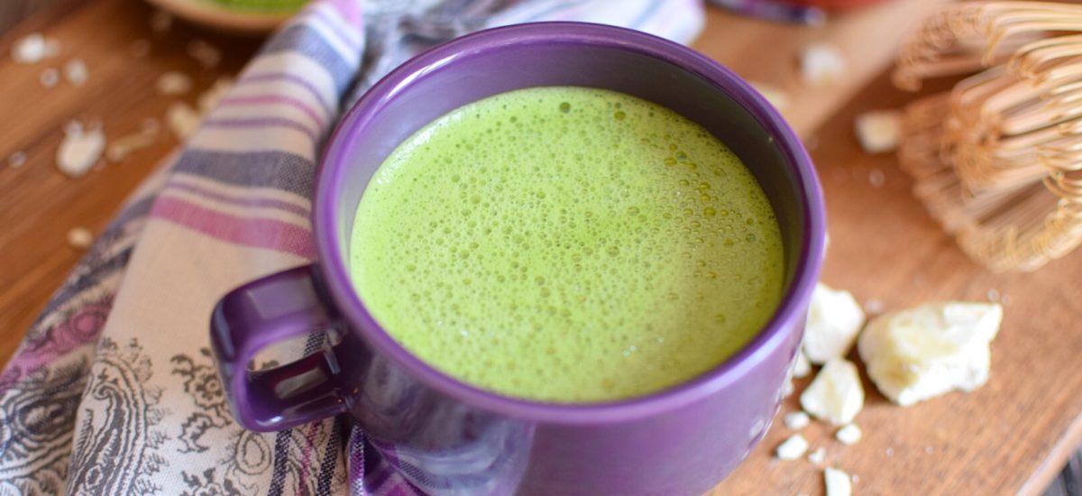 Vegan Maple Matcha Latte