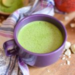 vegan maple matcha latte