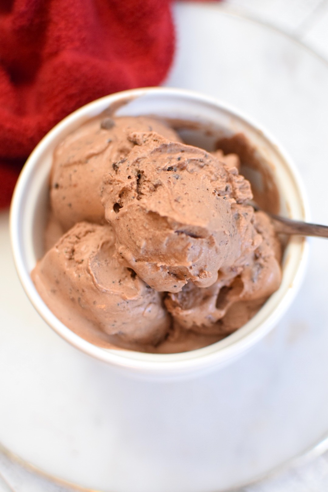 Vegan espresso chip ice cream