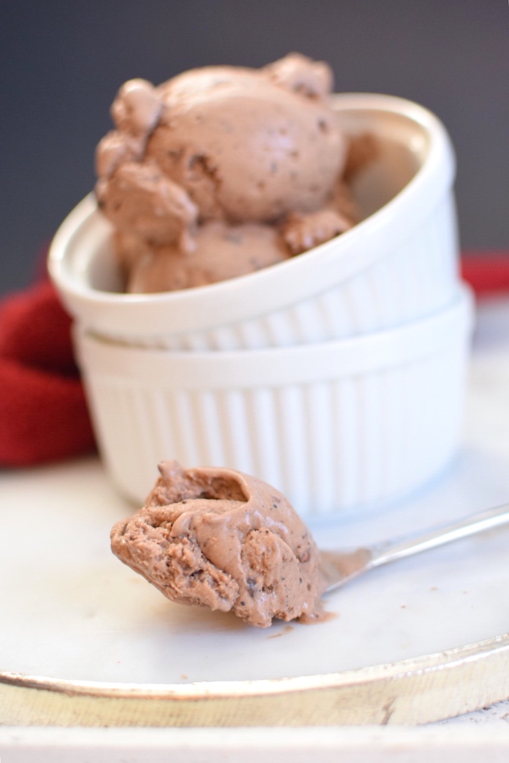 Vegan espresso chip ice cream