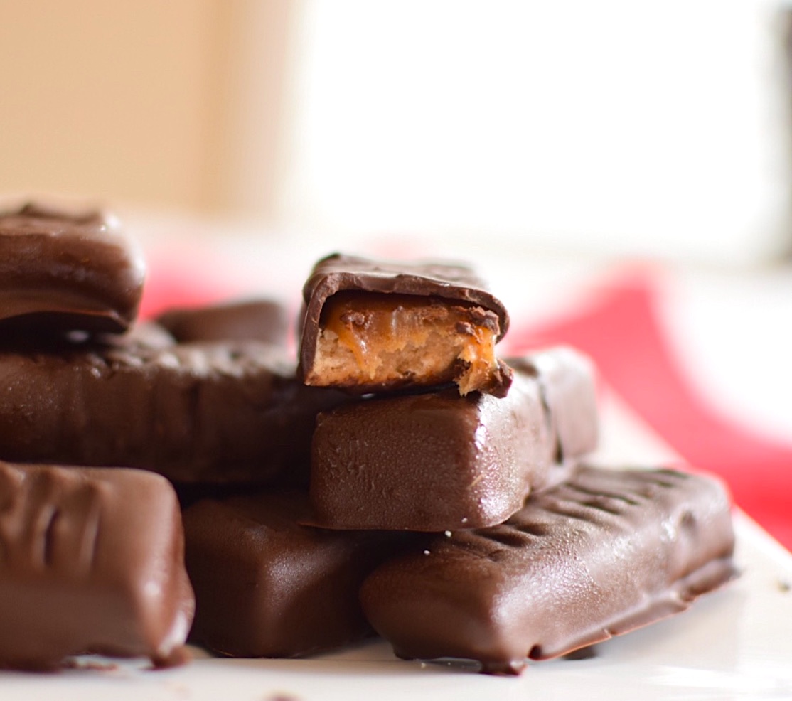 vegan and gluten free twix bars