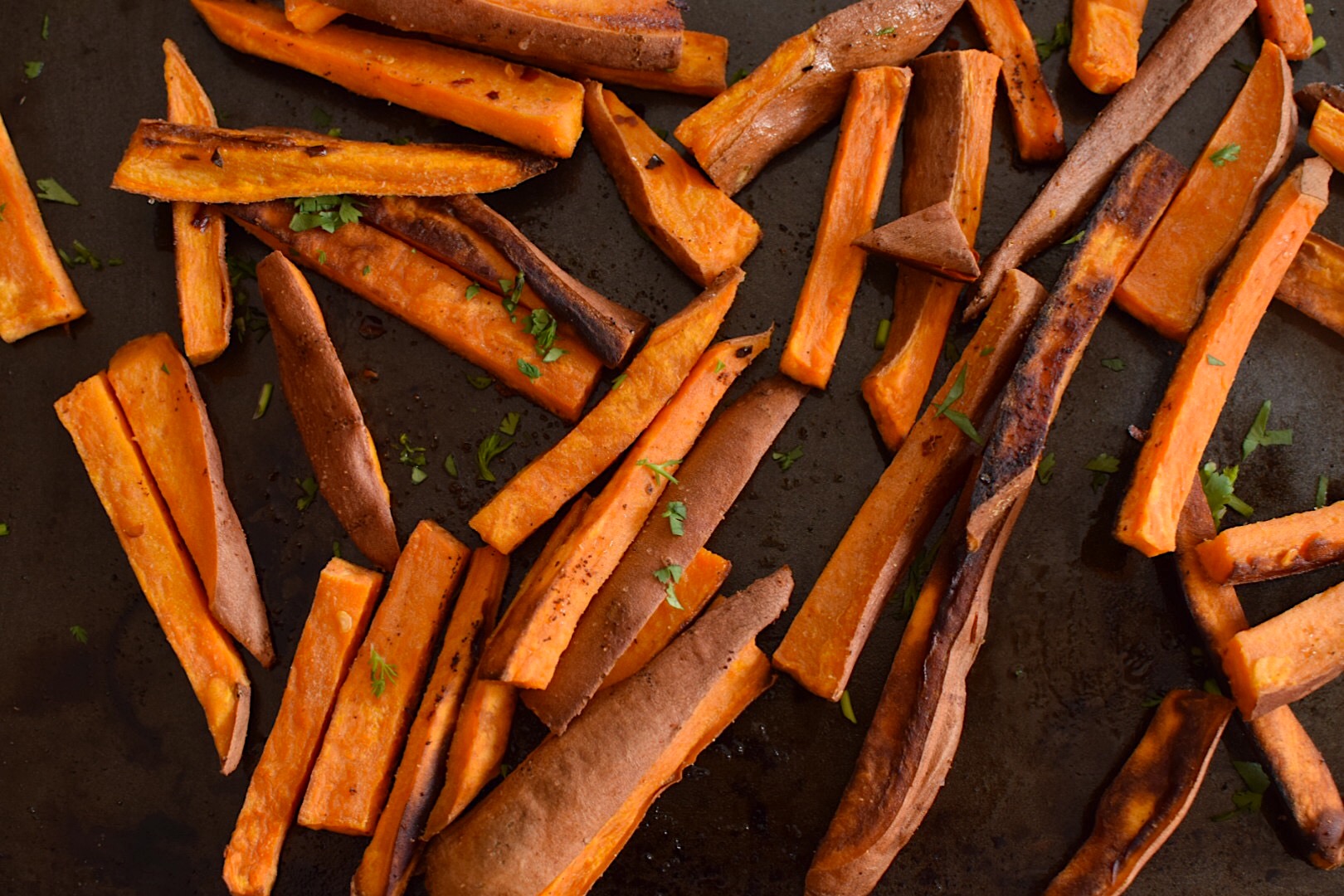 baked sweet potato fries