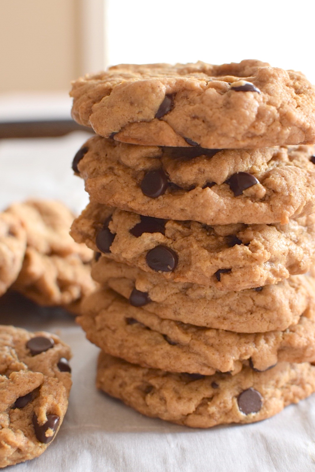 Grain Free Peanut Butter Chocolate Chip Cookies - Natural Tasty Chef