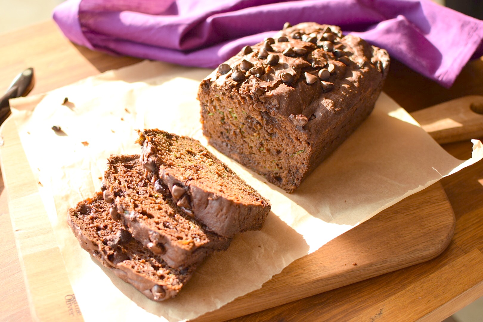 gluten free chocolate chip zucchini bread