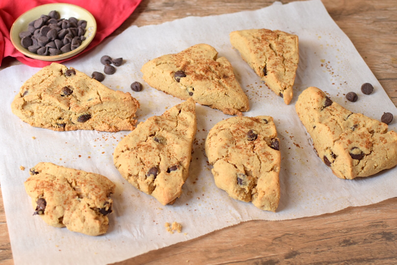 Chocolate Chip Scones for a Candida Diet