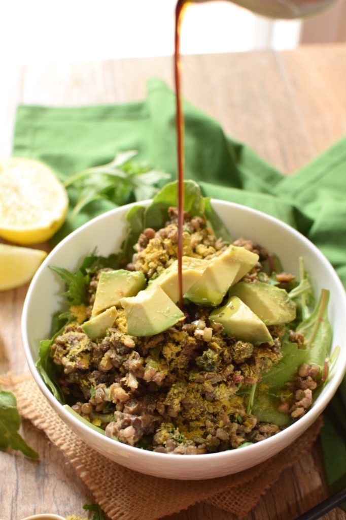 Healthy, Vegan Lentil Salad