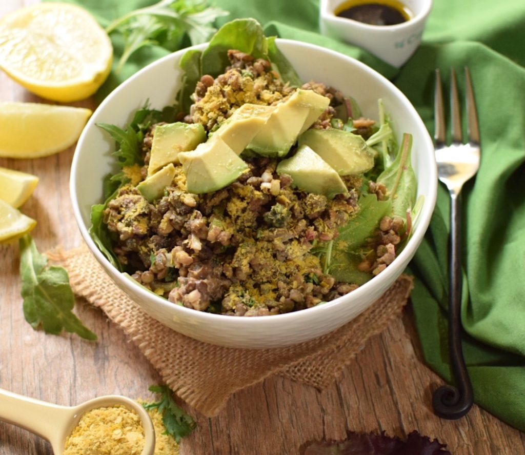 Healthy, Vegan Lentil Salad