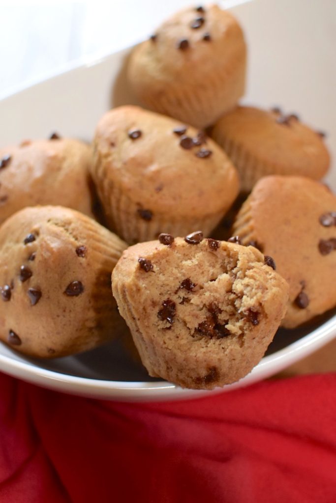 Vegan and Gluten Free Chocolate Chip Muffins 