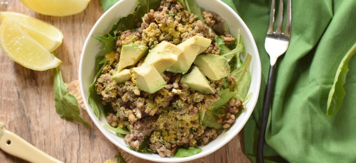 Healthy, Vegan Lentil Salad