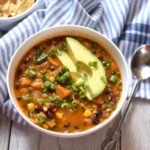 healthy vegan tortilla soup