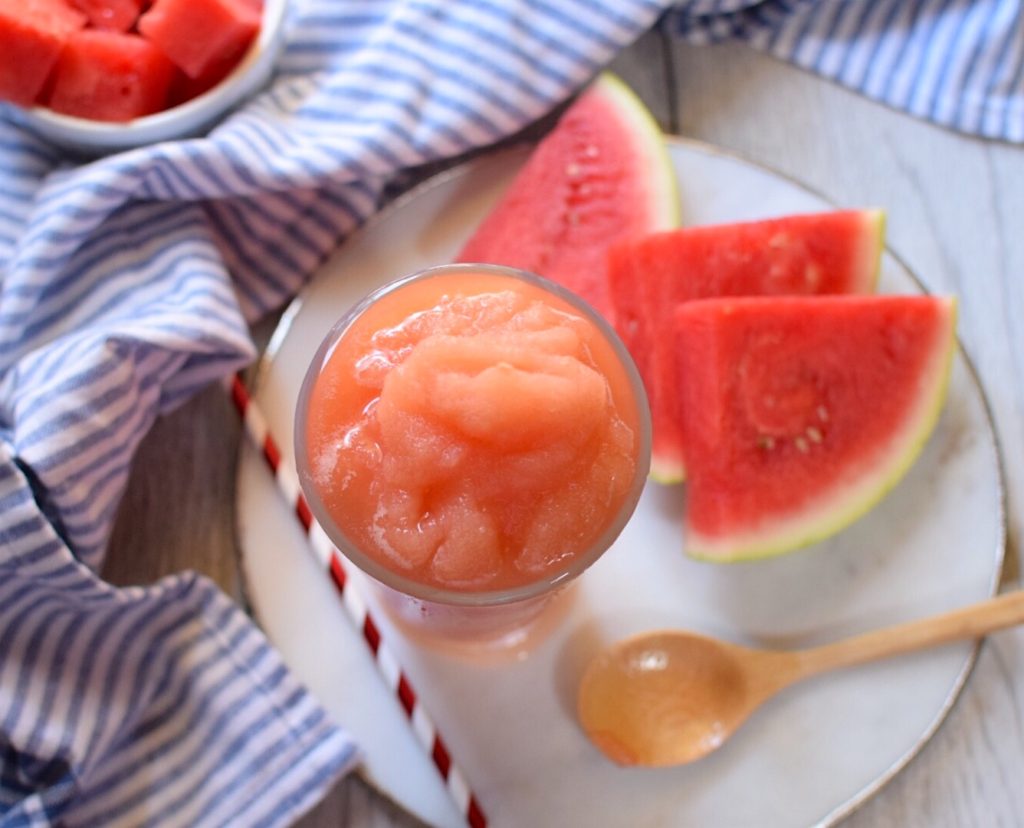 Refreshing Watermelon Slushy