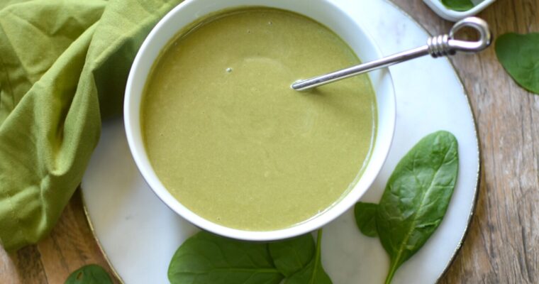 Candida Diet Spinach Soup