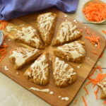 Gluten Free Carrot Cake Scones