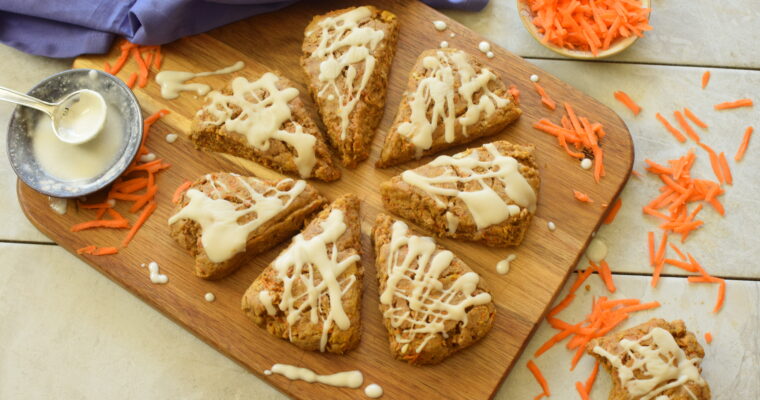 Gluten-Free Carrot Cake Scones